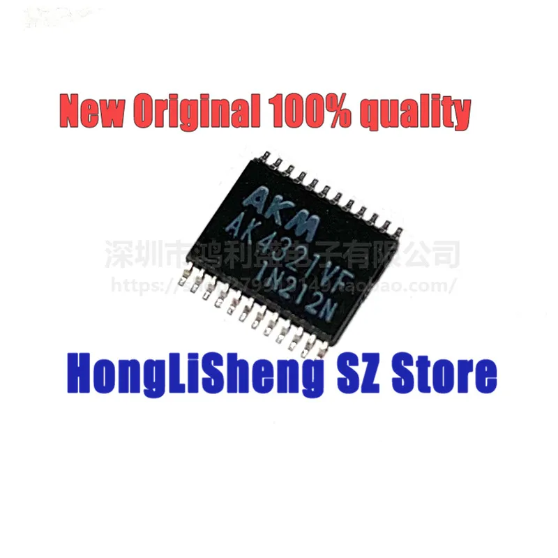 

5pcs/lot AK4321VF AK4321VF-E2 AK4321 AKM TSSOP24 Chipset 100% New&Original In Stock