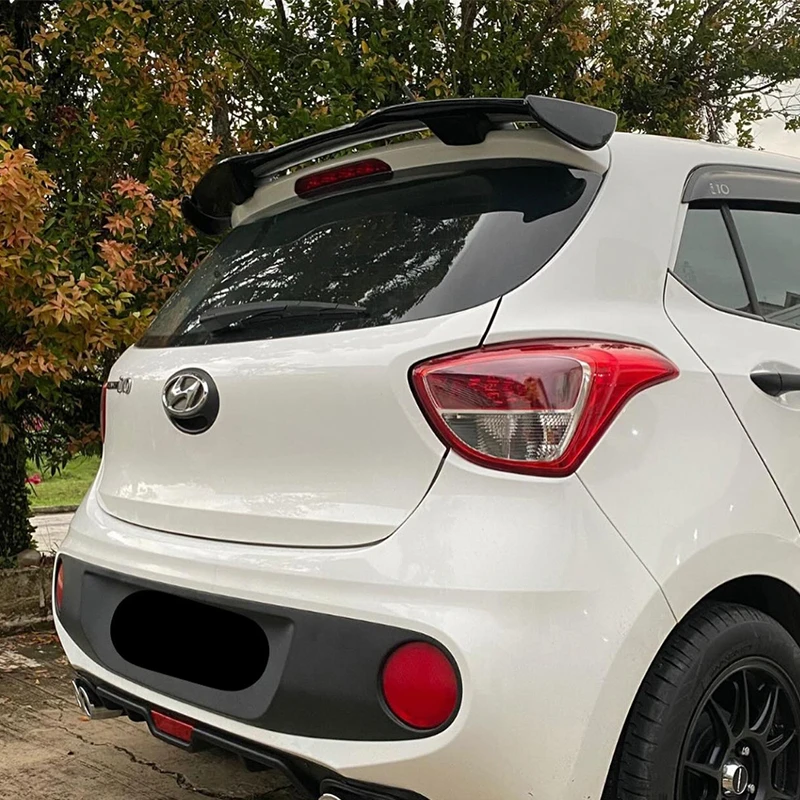 Для Hyundai i10 Спойлер на крышу Заднее крыло Комплект кузова Аксессуары АБС-пластик