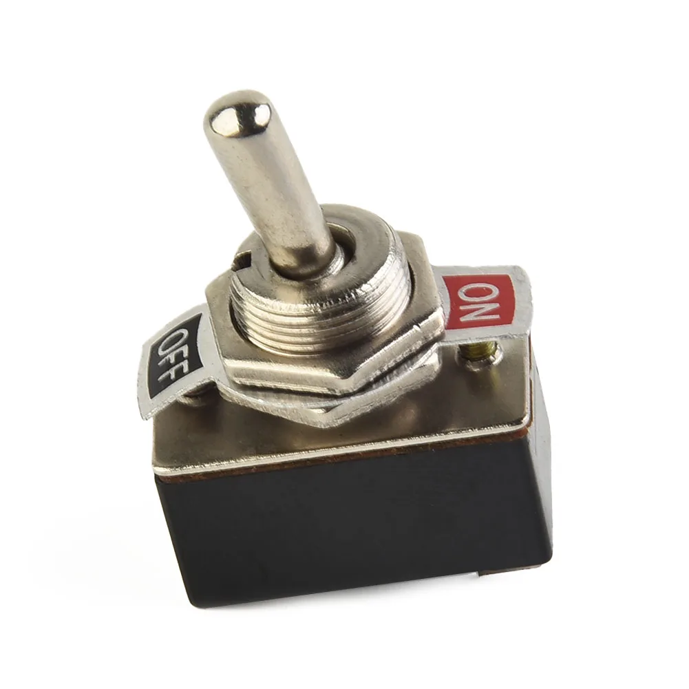 Тумблер SPST 6A 1 шт. 2A/4A 6A/125 В черный кулисный переключатель 2 фута 440 и ниже