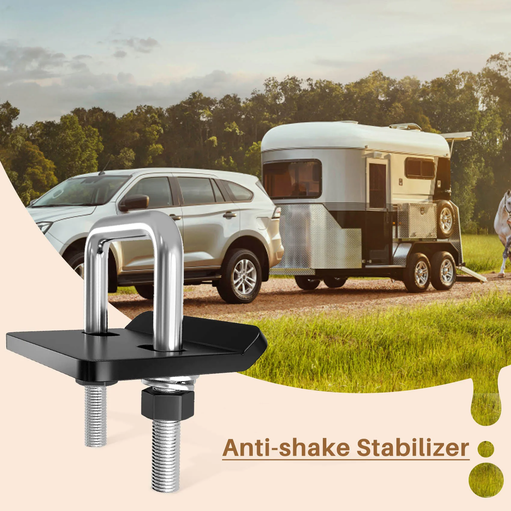 Затягивающее устройство для сцепки стальной стабилизатор с защитой от