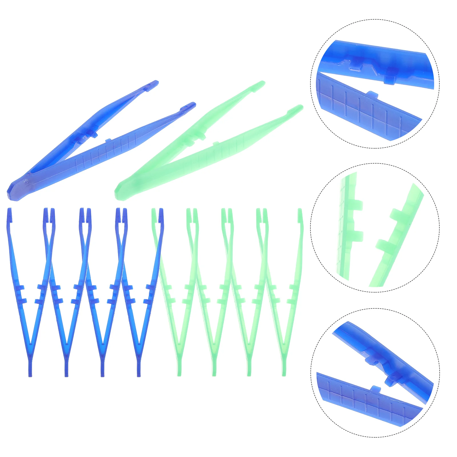 

10Pcs Tweezers Random Colors Toddler Tweezers for DIY Projects Small Beads Tweezers Tools Forceps for Jewelry Making Stickers