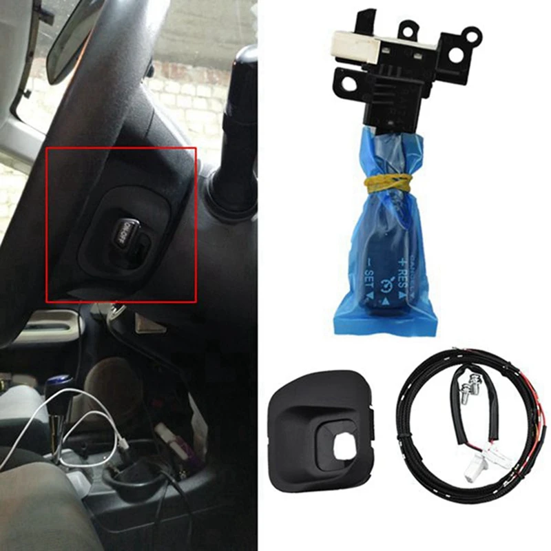 2X переключатель круиз-контроля на рулевом колесе 84632-34011 с крышкой 45186-47030-C0 для Toyota