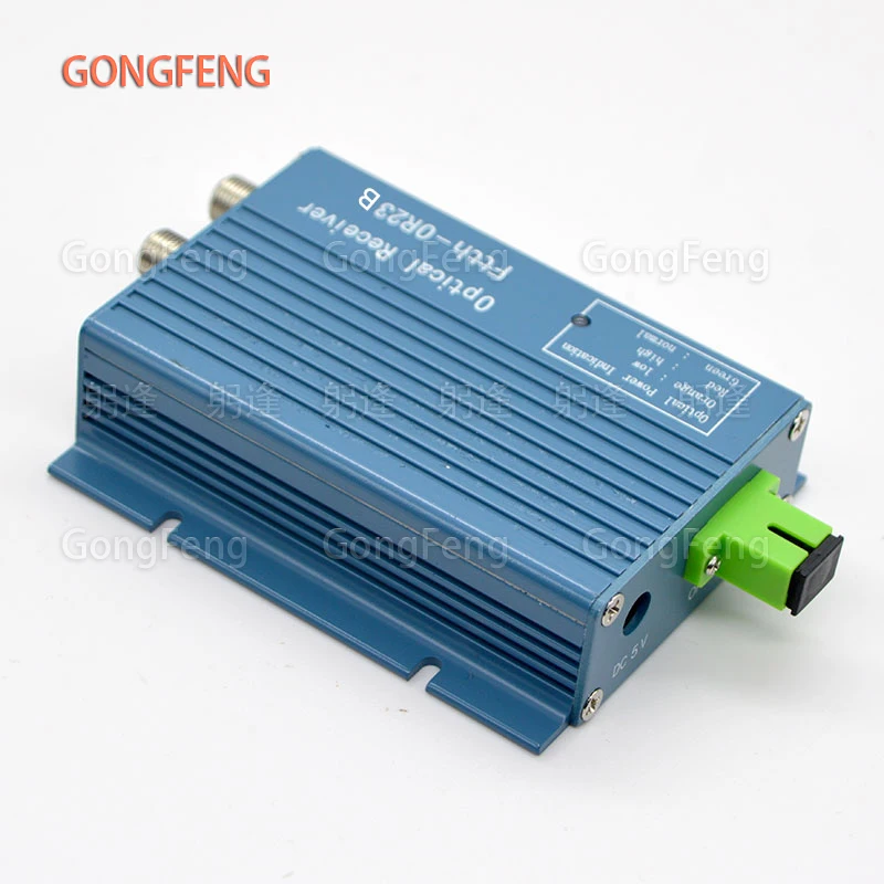 5PCS New CATV Optical Receiver OR23B With WDM, AGC Converter SC APC Connector Mini Mode  Inch RF Output Free Shipping To Brazil