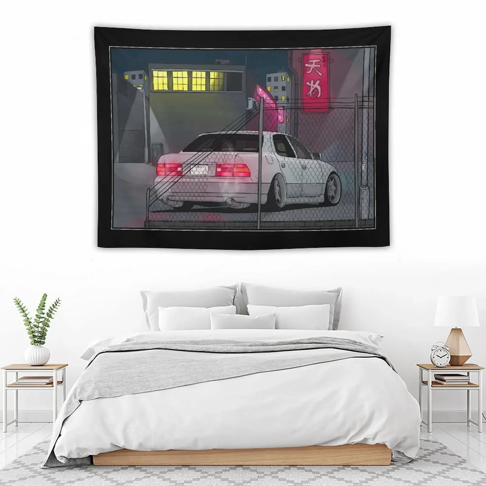 LS400 VIP автомобильная сцена гобелен декор спальни эстетический ковер настенный