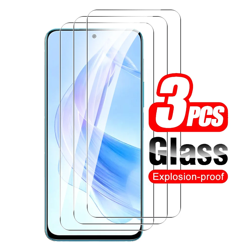 

For Honor 90 Lite Glass 3Pcs Tempered Glas Screen Protector On Honar Xonor 90 Lite 90Lite 5G 6.7Inch Armor Cover Protective Film