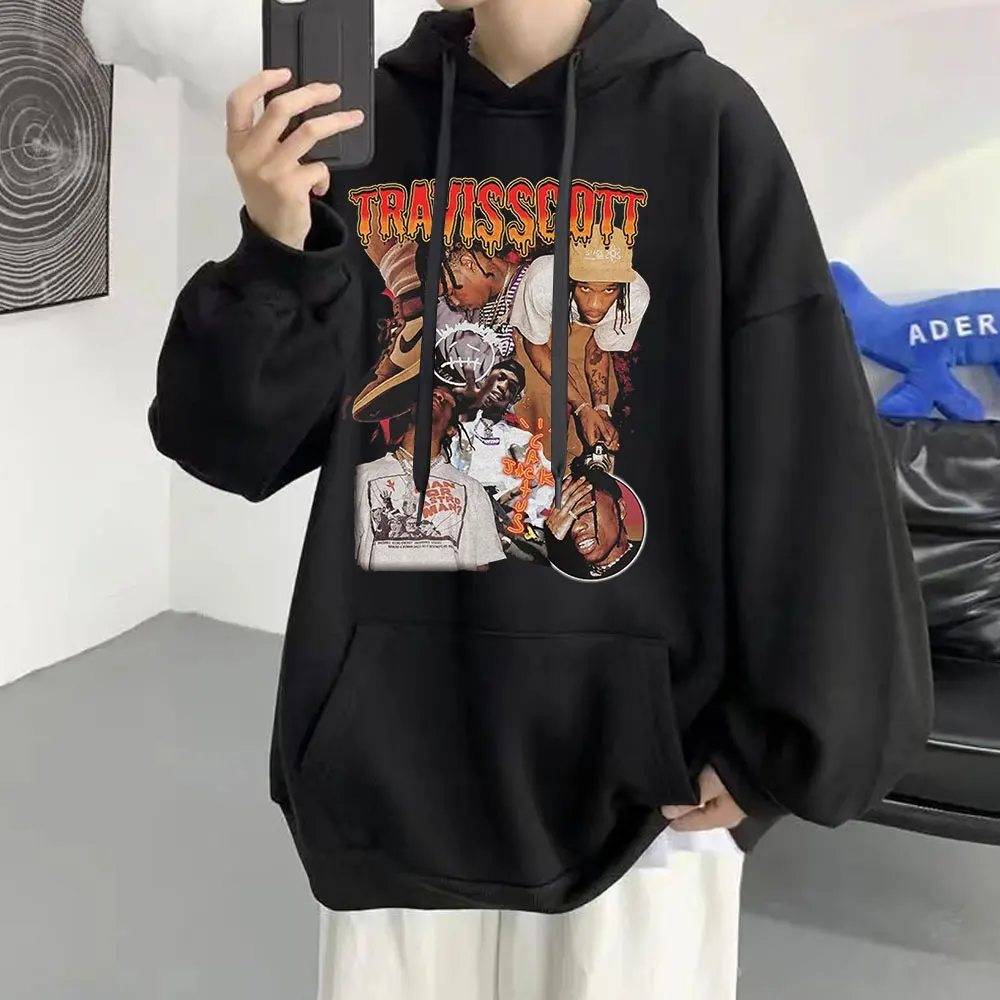 

Classic Travis Scotts Graphics Hoodies Cactus Jack Swag Print Hoodie Women Design Hooded Sweatshirt Casual Oversized Pullover
