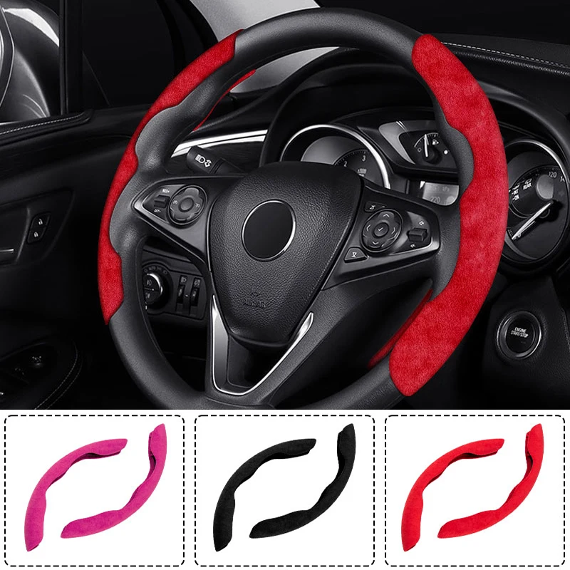 

Car Anti-skid Plush Steering Wheel Covers For Skoda Octavia a7 a5 2 3 Fabia Kamiq Kapoq Kodiaq Rapid SCALA Superb Accessories