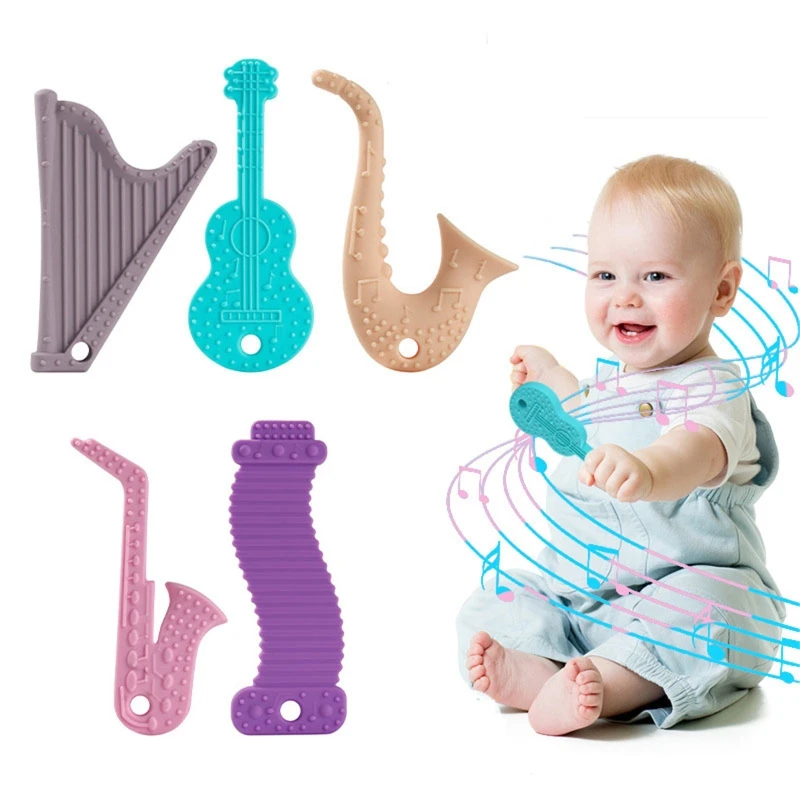 

Силиконовые Прорезыватели для зубов, 5 шт./компл.