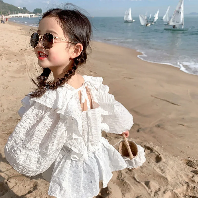 Girls Baby's Coat Blouse Jacket Outwear 2022 Luxury Design Spring Summer Overcoat Top Cardigan Party Outdoor Beach Children's Cl