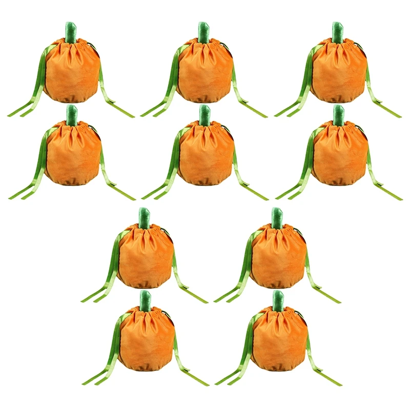 

Подарочный пакет для конфет в виде тыквы, 10 шт., 13 х15 см