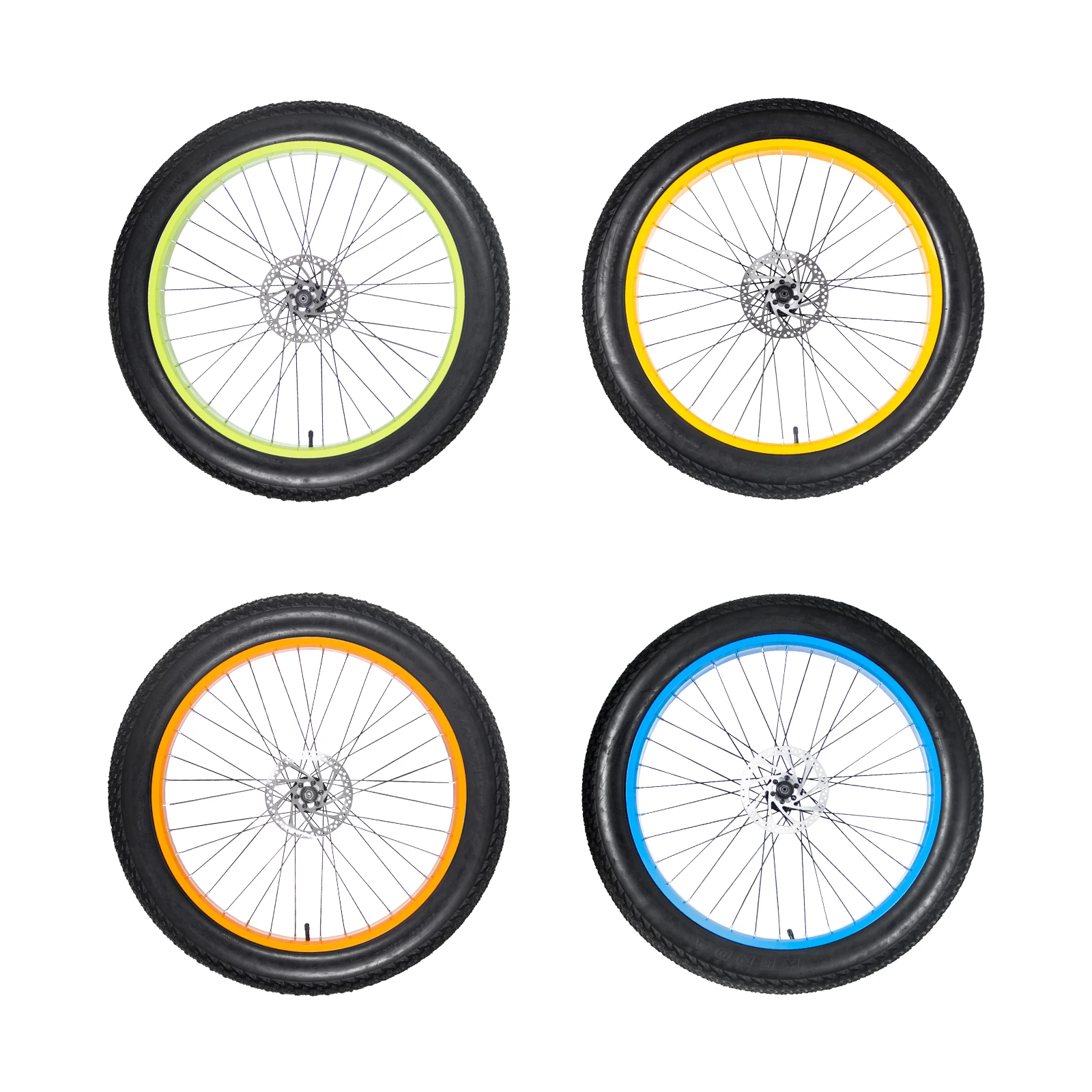 

RICH BIT TOP-022 CHAOYANG /KENDA Fat Tire 4.0×26 Inch Front and Rear Wheel