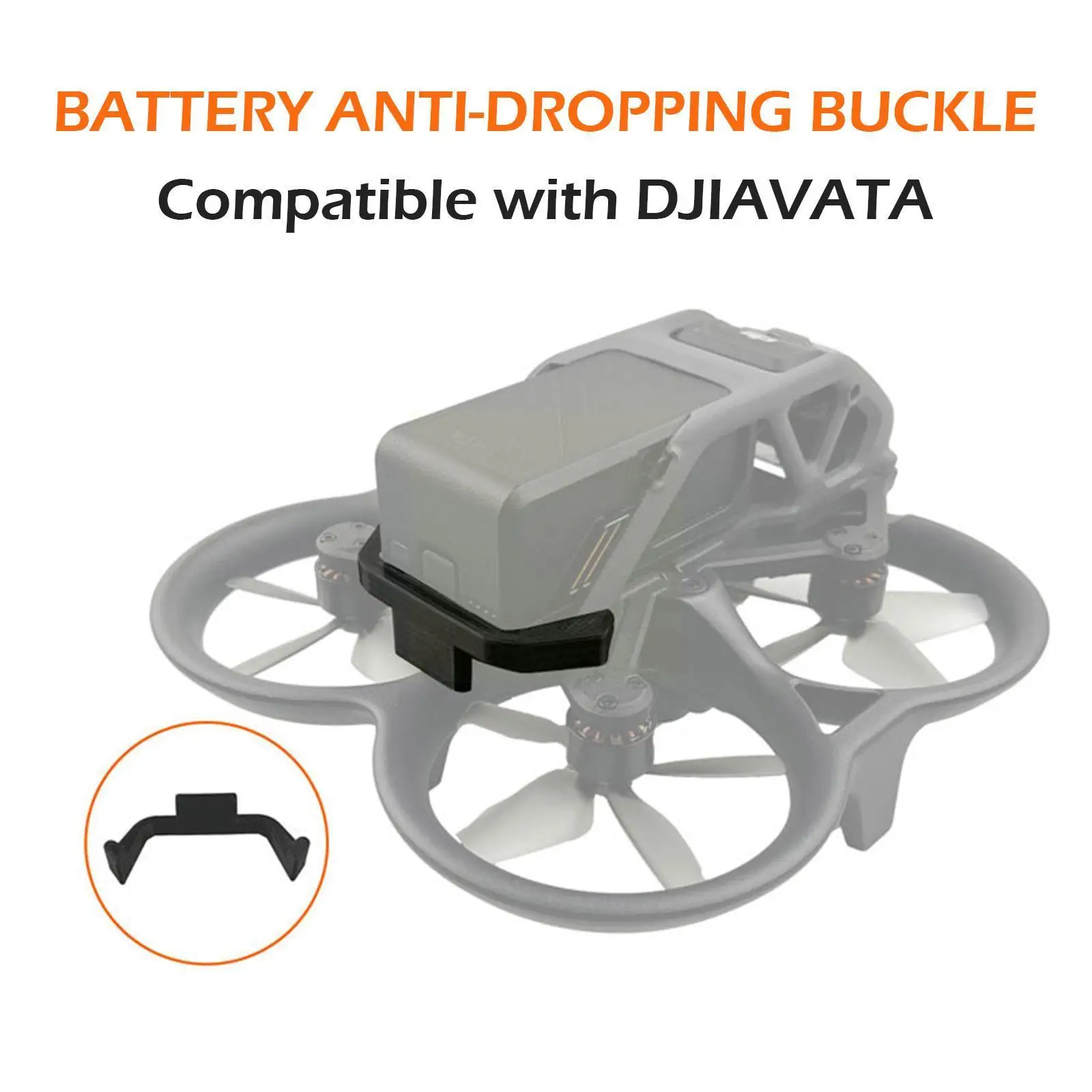

Аккумулятор с защитой от отключения для батареи DJI AVATA, усиленная застежка, предотвращающая выпадение, застежка для крепления аксессуаров DJI...