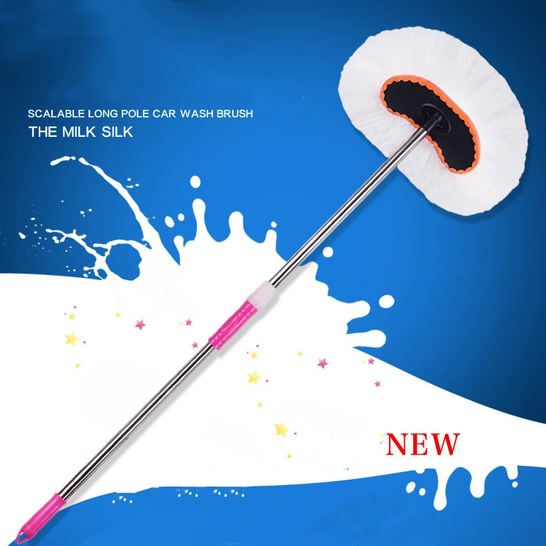 Регулируемая щетка для мойки автомобиля Швабра чистки инструмент салфетки щетки