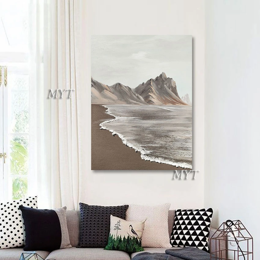 Абстрактный настенный холст большого размера рулон для картин Современная