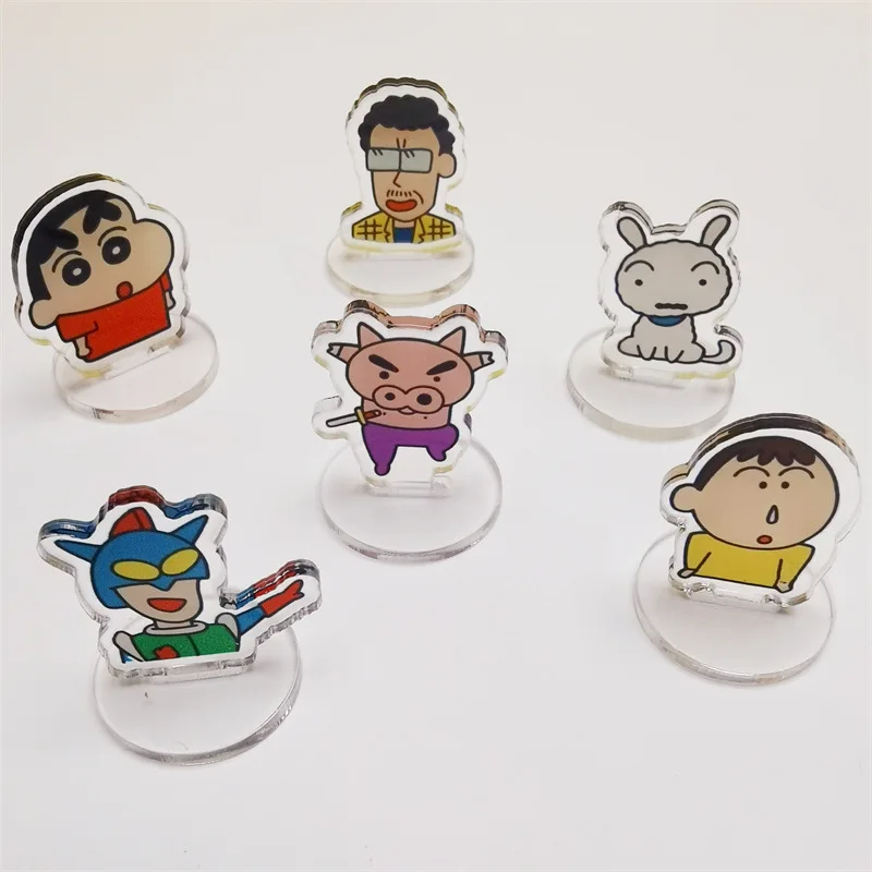 Kawaii Crayon Shinchan аниме периферийный стоячий орнамент мультяшный милый акриловый