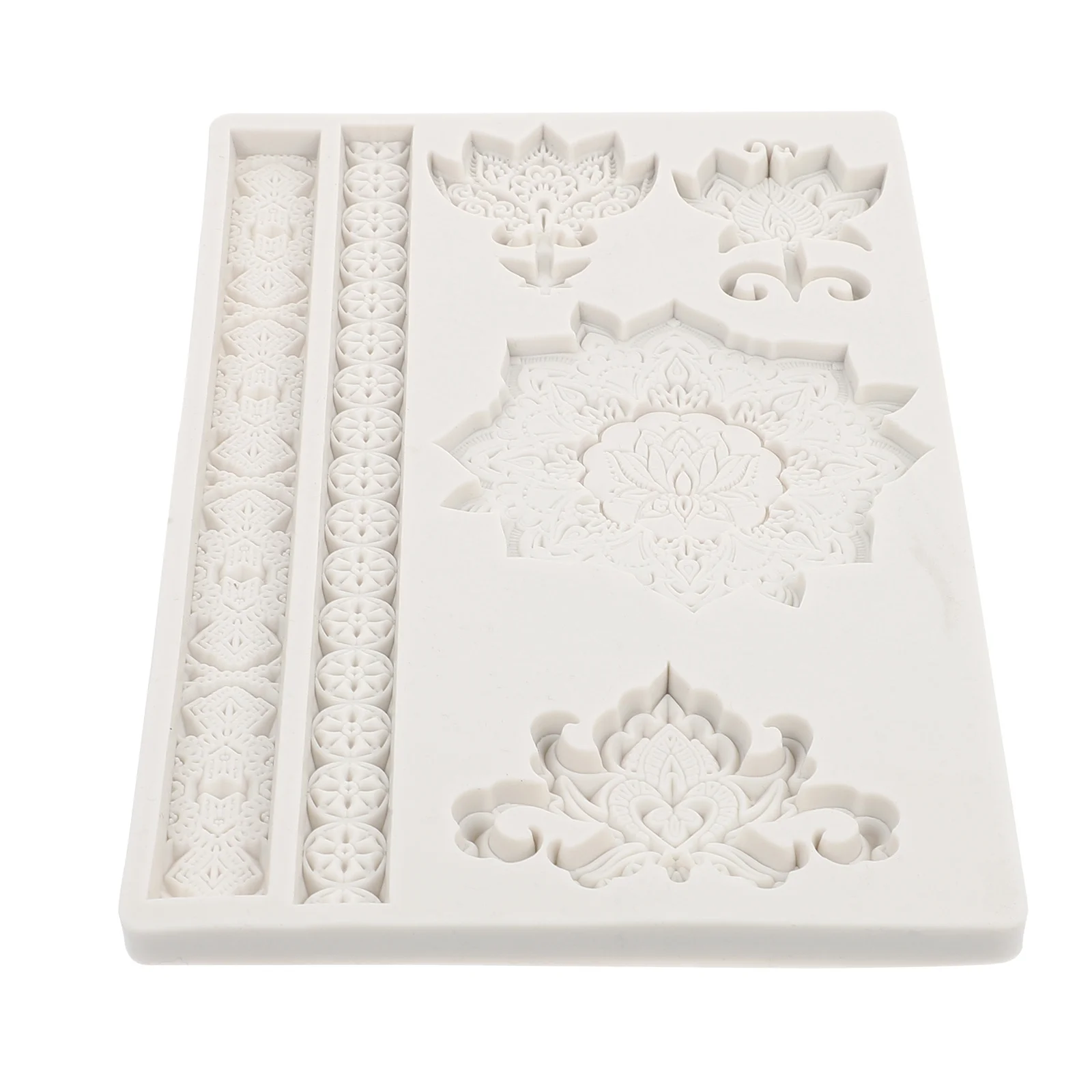 

Non-stick Silicone Mould Embossed Silicone Mold Portable Fondant Baking Die