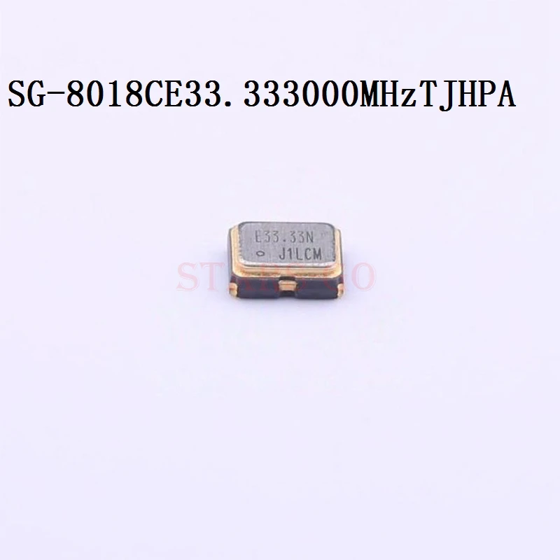 10PCS/100PCS 3225 33.333MHz 3225 4P SMD 1.8~3.3V 50ppm OE -40~+105℃ SG-8018CE 33.333000MHz TJHPA Pre-programmed Oscillators