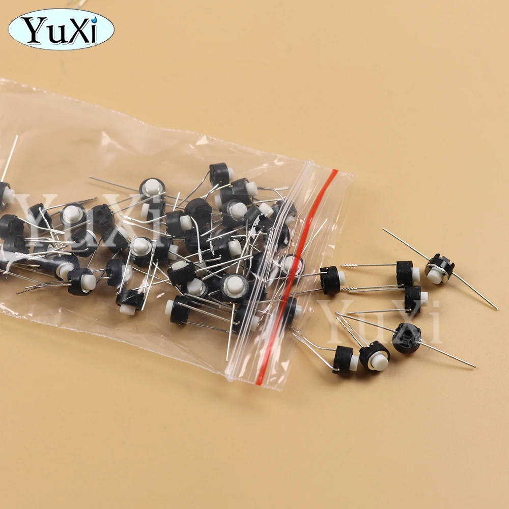 50 шт. SKRGAED010 ALPS тактовый переключатель сенсорный переключатель 6*6*5 мм DIP тактильная кнопка микропереключатель SKRGAED010 кнопки микропереключателя