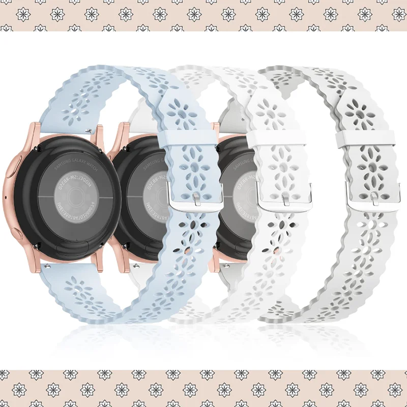 

Тонкий ремешок для Samsung Galaxy Watch 4 Classic/5 Pro/Active 2/3/Gear S3 Amazfit bip, браслет для Huawei watch GT 2/3 Pro 20 22 мм