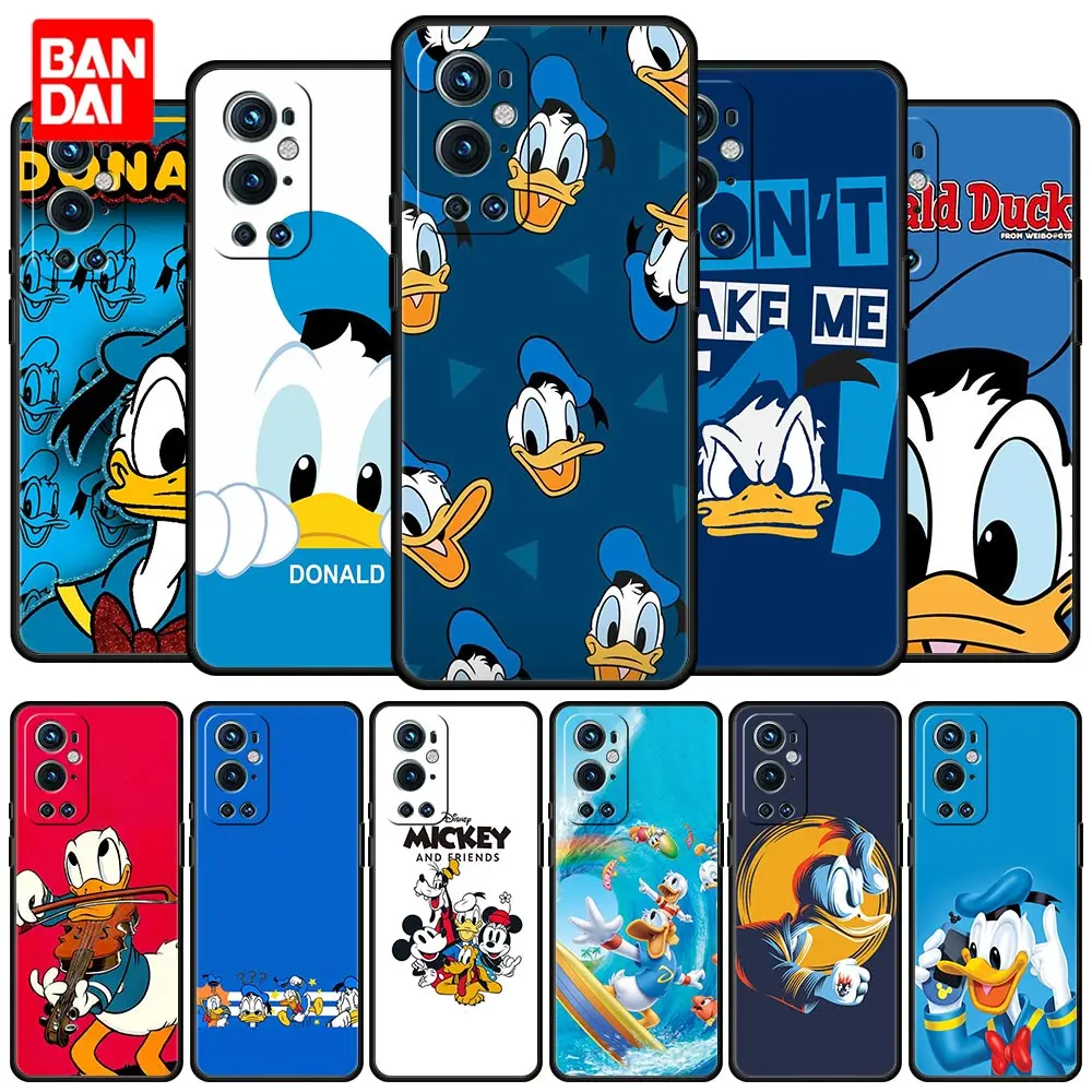 

Cover Case for Case for Oneplus 9 10 Pro 8 8T 9R Nord 2 N100 N10 CE N200 5G Full Japan Style Coque Cell Soft Phone Donald Duck