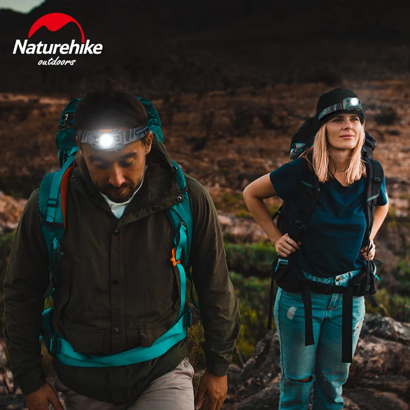 Naturehike Открытый светодиодный портативный налобный фонарь Koplamp 4-режимный