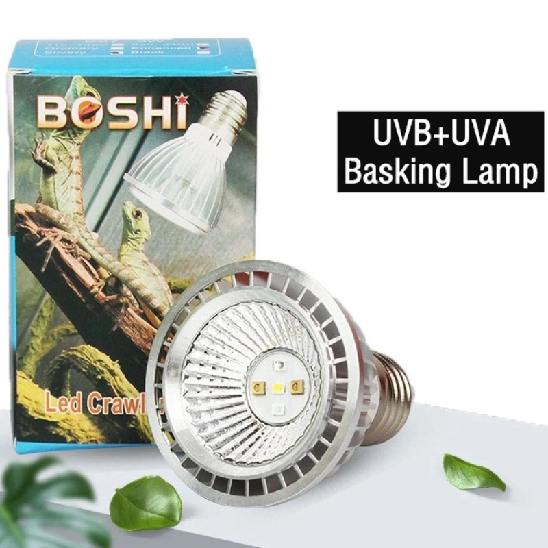 

5.0/10.0 Reptile Lamp Bulb UVA+UVB Full Spectrum Turtle Basking UV Light Bulb Amphibians Lizards Heating Lamp 3 in1 Sunlight