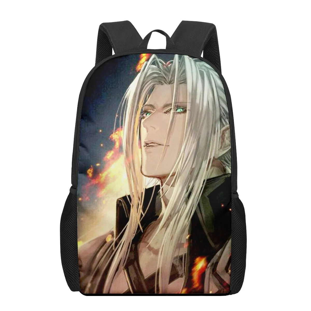 Final Fantasy Sephiroth 2021 School Bags Fashion Print Backpacks For Teenage Boys Girls Schoolbag Book Bag 16 Kids Backpack