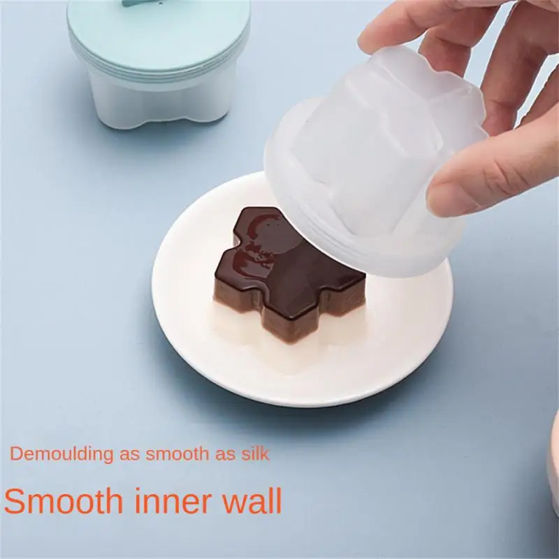 

1/4pcs Cute Steamed Fried Egg Tool Set Multifunctional Baking Production Plastic Mold Baby Food Supplement Kitchen Accessories