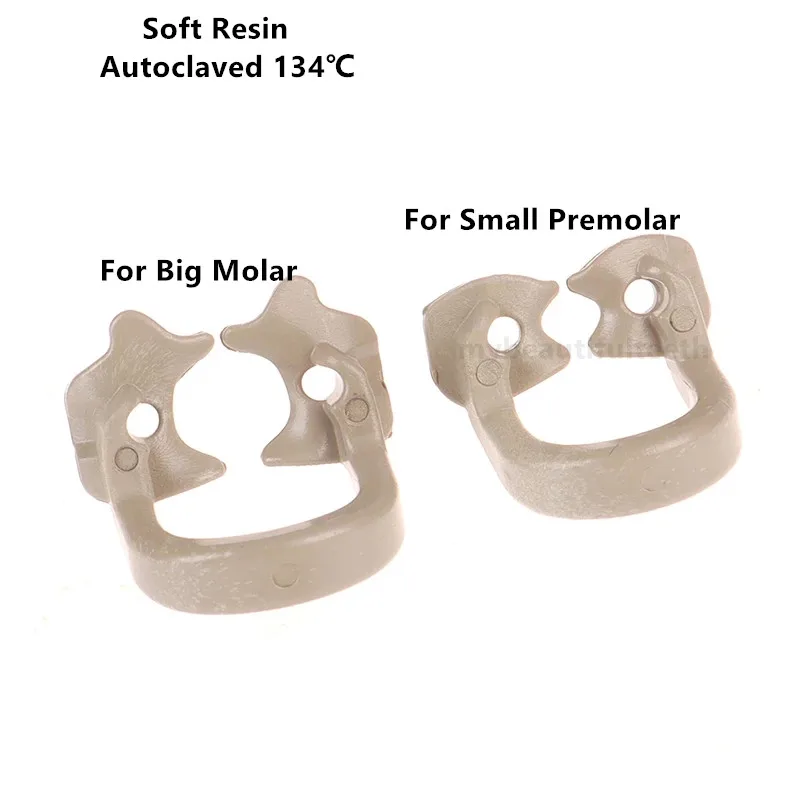 

10Pcs Dental Rubber Dam Sheets Clamps Clip Soft Resin Molar Premolar Clamp Tool Instrument Isolation Kerr Style