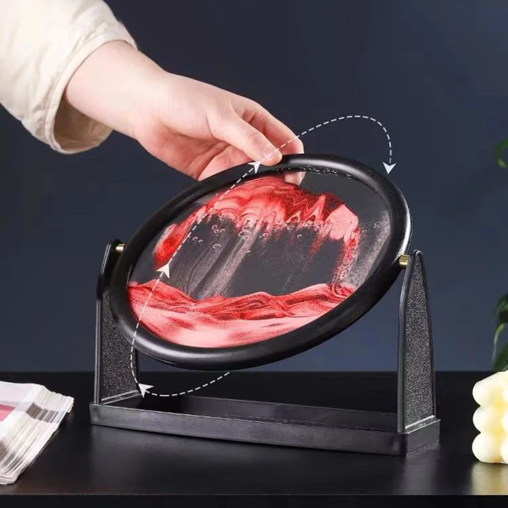 Песочный пейзаж динамическое изображение песка не повторяющееся искусство