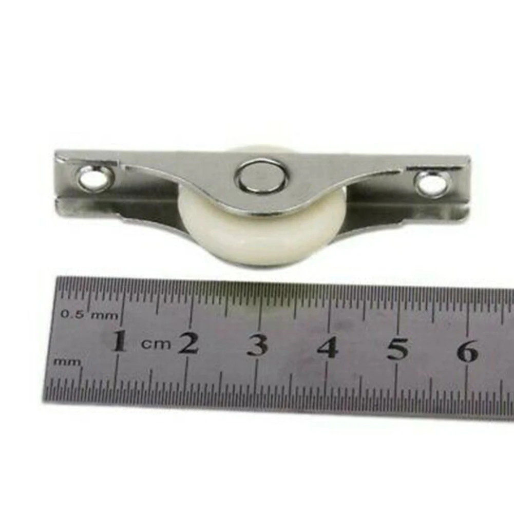 

Roller Wheel Accessories Pulley For Door For Kitchen Plastic+stainless Steel With Bracket With Nylon Roller With Screws