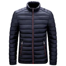 Cotton Coat Men's Casual Hooded Cotton Coat Specially for Light Down Ribs Cotton Padded Jacket Winter