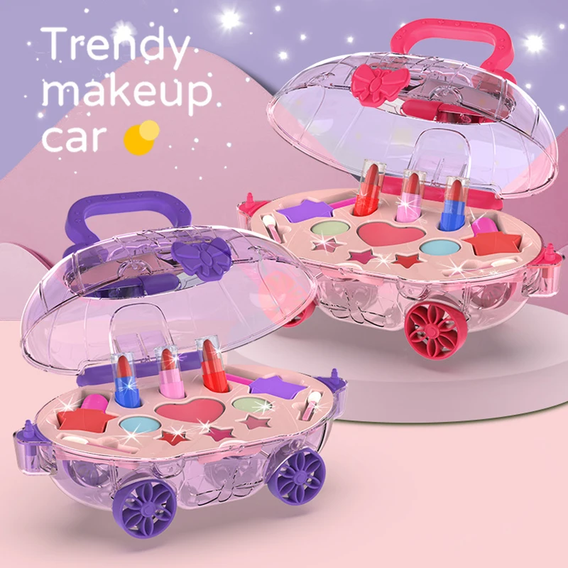 

Детские тыквы, корзина, набор для моделирования косметики, детские моющиеся игрушки для макияжа, для девочек, для игры, безопасные, проверен...