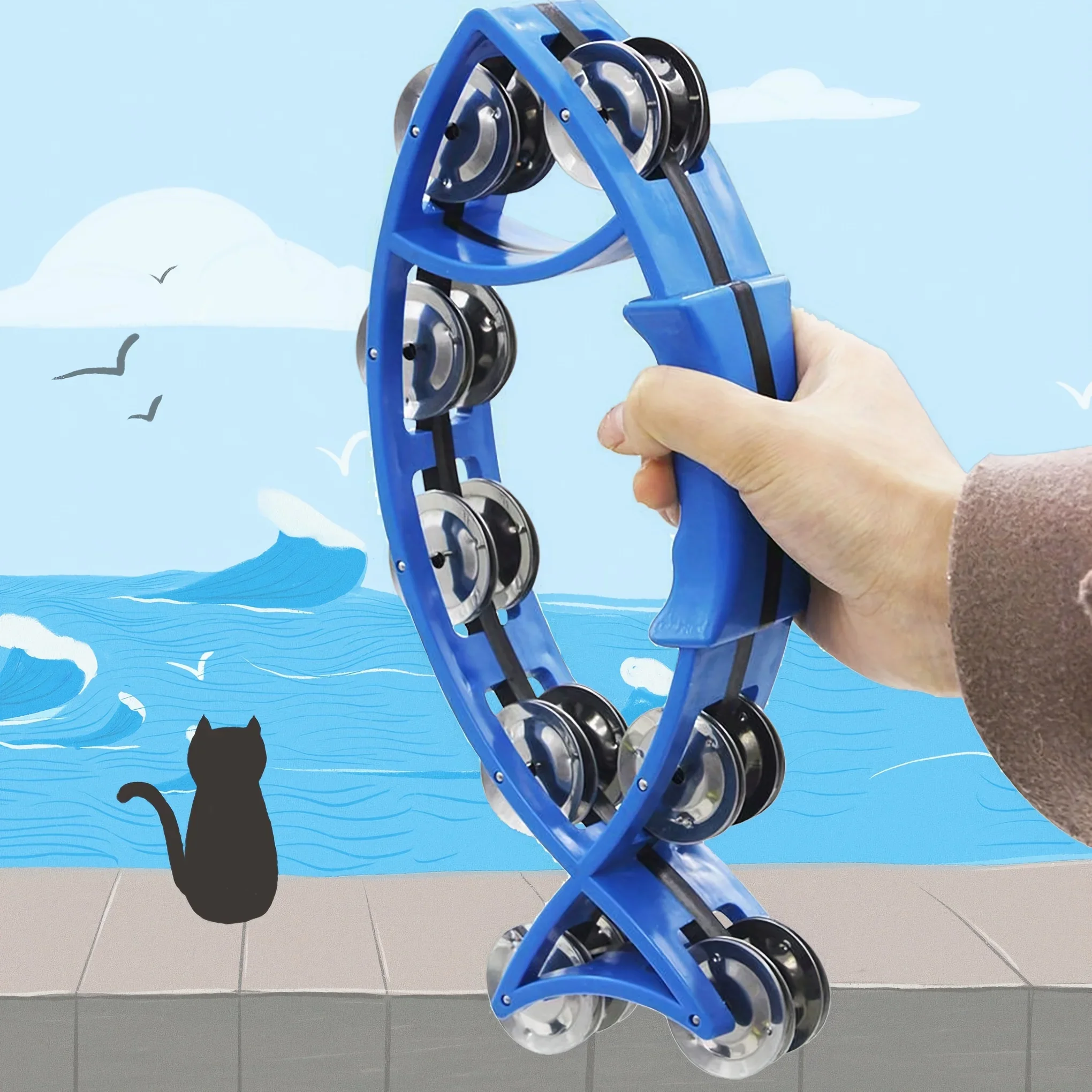 Погремушки в форме рыбы для детей музыкальный инструмент