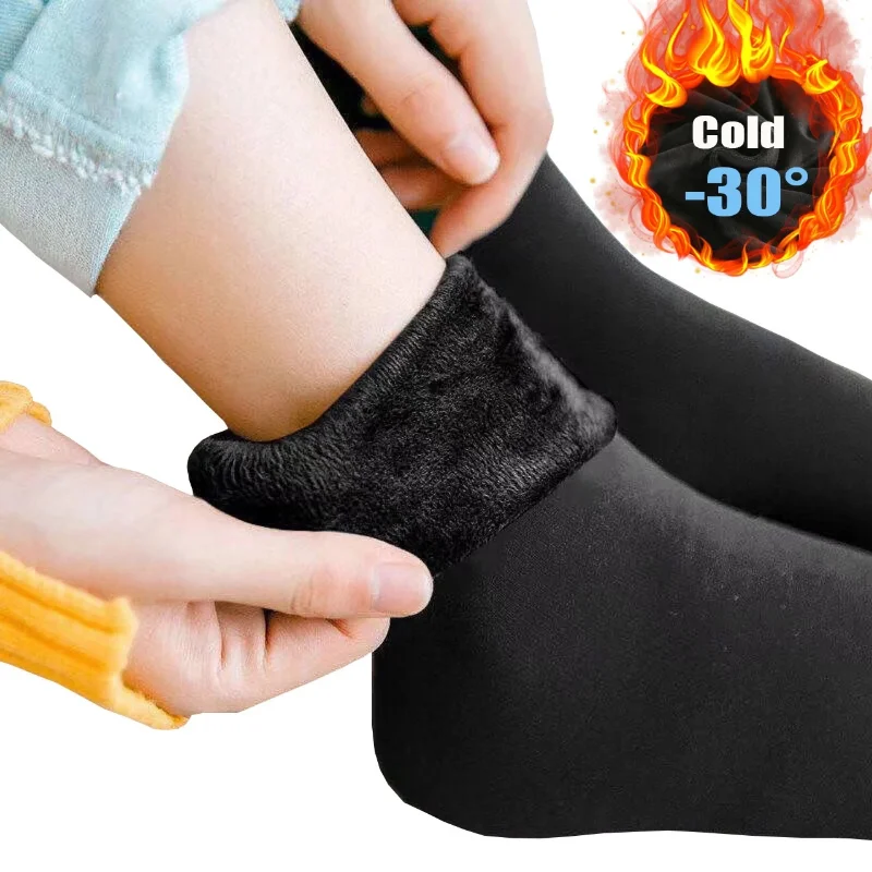 

1Pair Xiaomi Velvet Women Winter Warm Thicken Thermal Socks Soft Casual Sock Wool Cashmere Home Snow Boots Floor Sock New