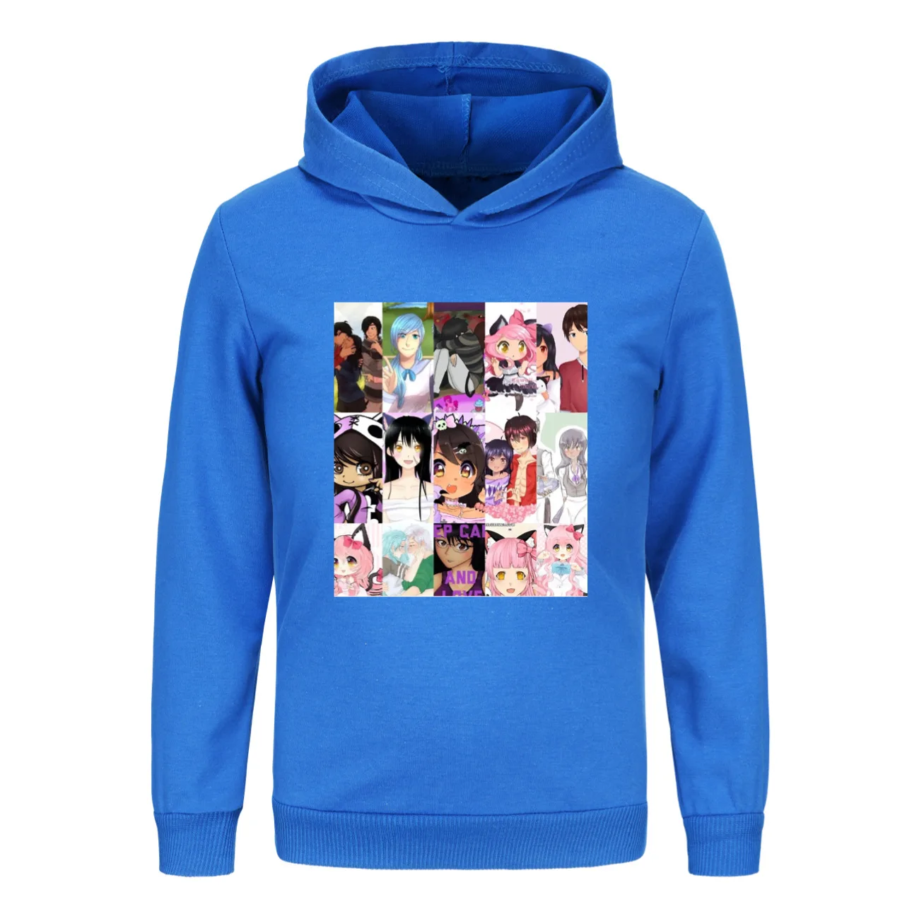 Толстовка с капюшоном APHMAU Модный пуловер надписью Аниме Манга мультфильмы для