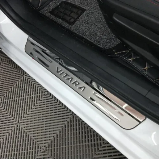 

Car Accessories For Suzuki Vitara 2015-2020 Door Sill Scuff Plate Stainless Steel Door Sills Pedal Car Styling Sticker H