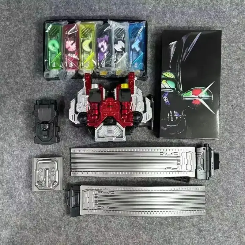 Фото Пояс-трансформер Kamen Rider CSM W 2.0 с двойным режимом работы, инфракрасной связью, поддержкой памяти Gaia и памяти DX, классическая коллекционная игрушка-подарок №3
