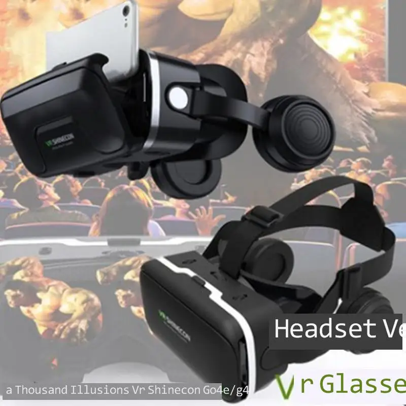 

Vrshinecon VR glasses Qianhuan 6th generation g04e / a headset version mobile phone 3D virtual reality helmet panorama