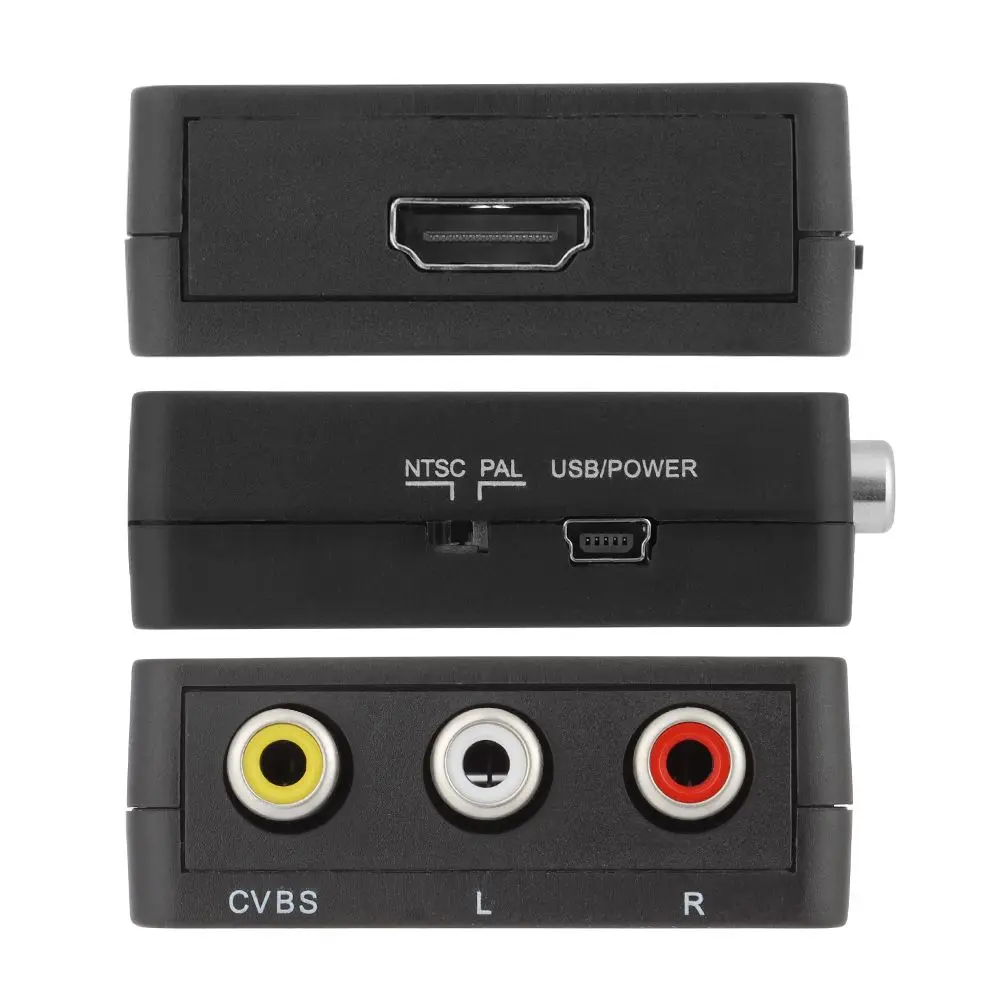 

Простой в использовании мини 1080P AV Scart адаптер преобразователь разъем HDMI в 3 RCA CVBS