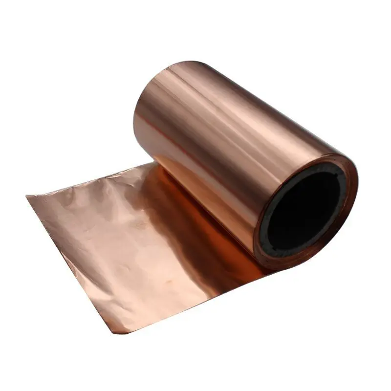 

99.9% Pure Copper Coil Tape Strip Foil Thickness 0.01mm To 1mm