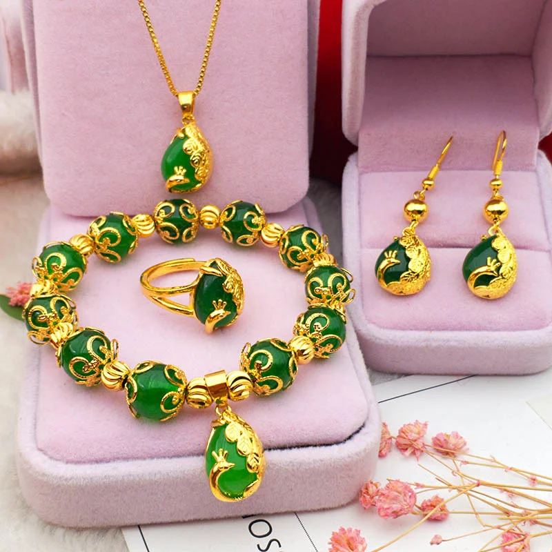 

Ожерелье женское из натурального золота «кошачий глаз»