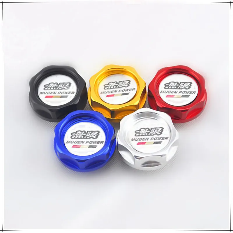 

MUGEN CNC Aluminum Engine Oil Tank Cap Cover for Honda Civic Fit Accord CR-V XR-V Vezel