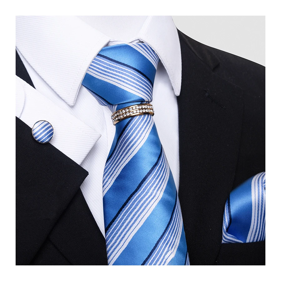 Жаккардовый модный брендовый праздничный подарок шелковый галстук носовой