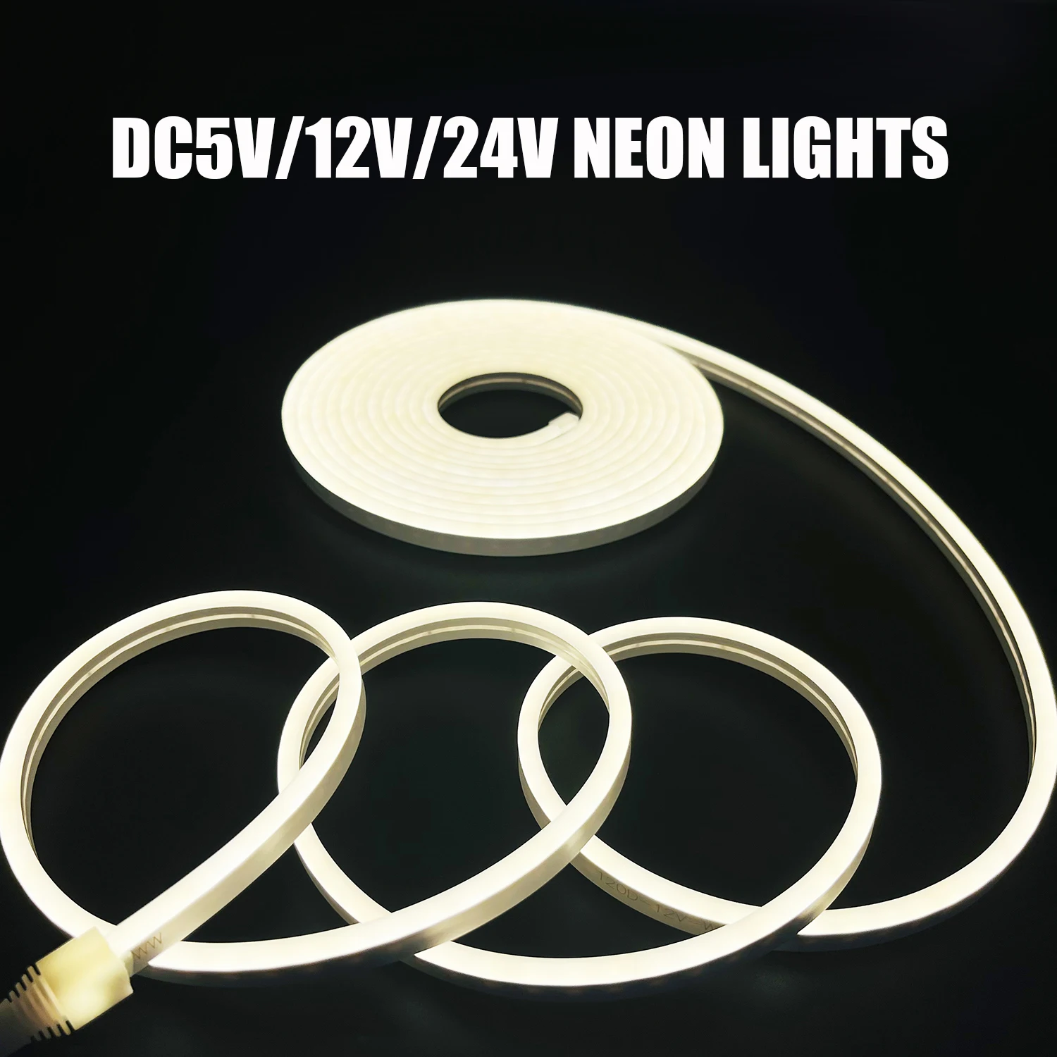 

DC5V 12V 24V Color Neon Lights Flex Tape 6mm Narrow Waterproof Rope Silicon Tube Bar Red Green Blue Yellow Pink White DIY Decor