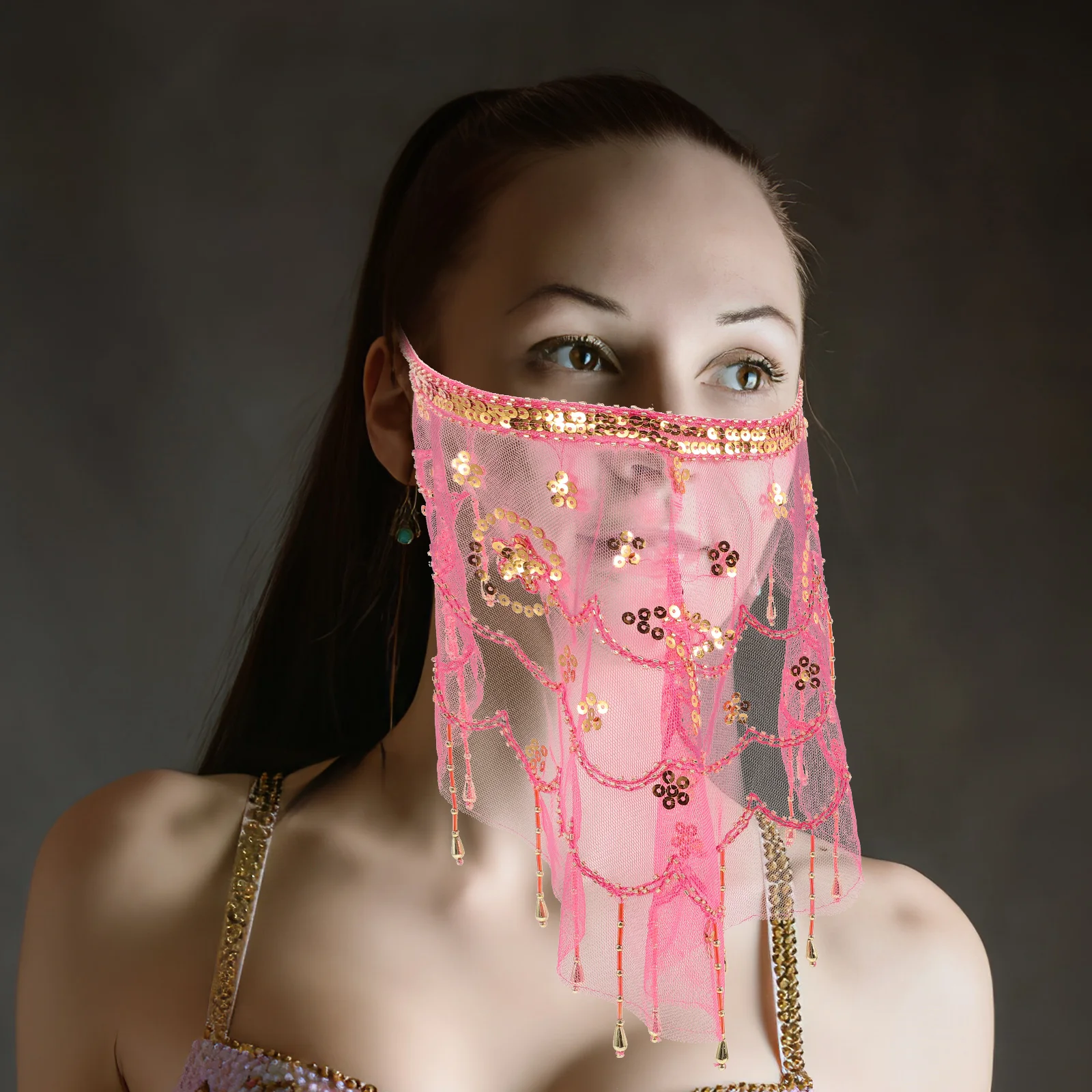 Фата для христианской церкви свадебная цветочная маска декор кружево