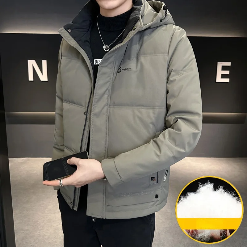 Новинка Зима 2023 пуховик Мужская съемная толстовка повседневный красивый