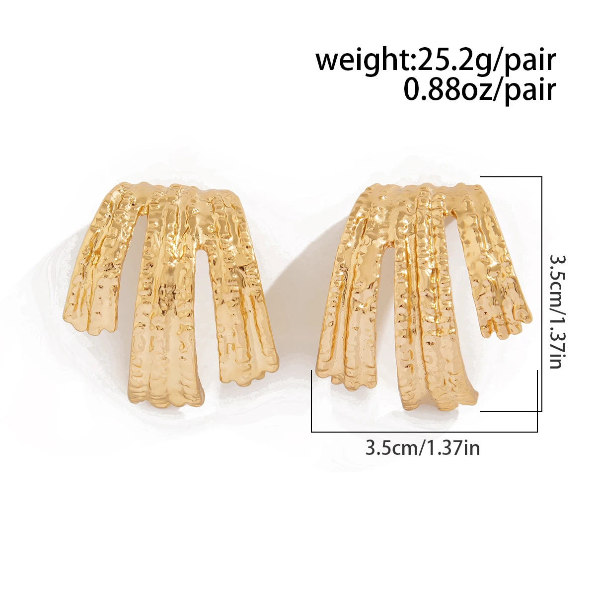 Ingemark Минималистичные Геометрические Серьги-гвоздики Для Женщин Металлический