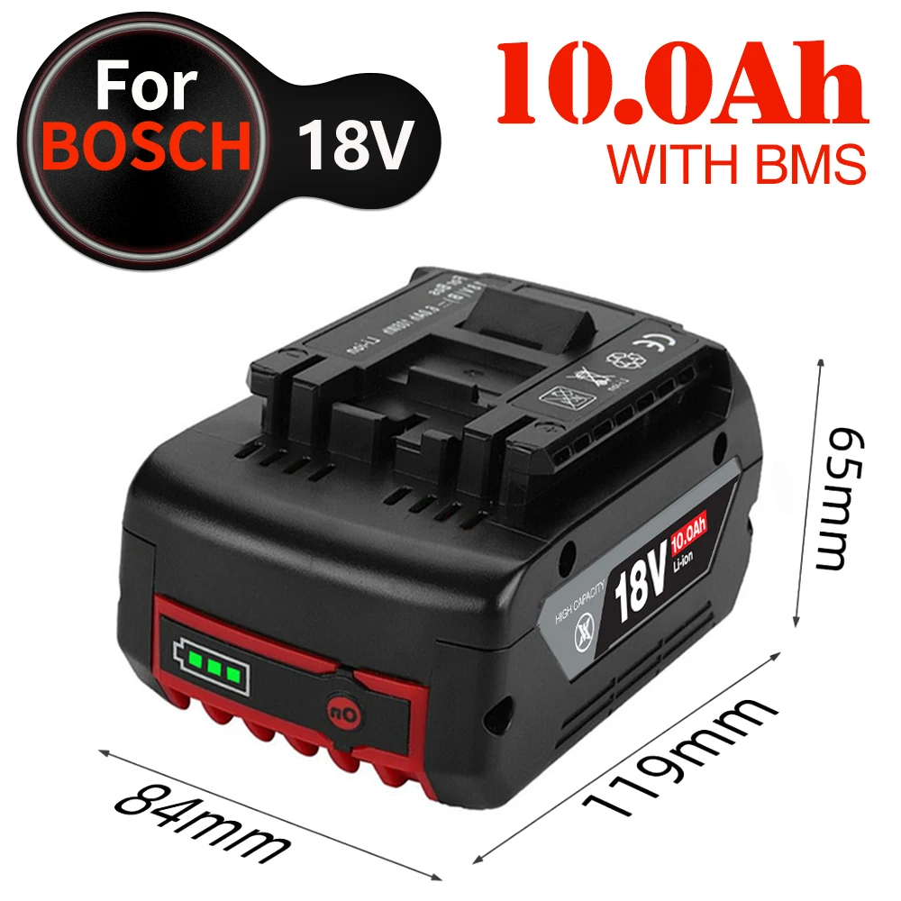 Литий-ионная аккумуляторная батарея GBA18V GSR18V BAT618 BAT619, 18 в