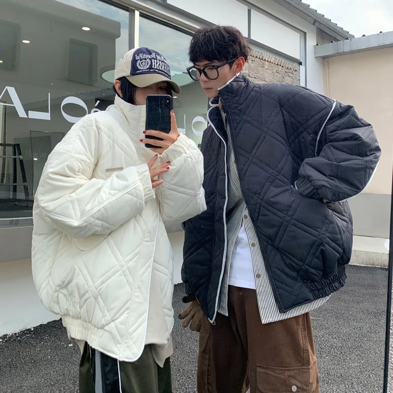 Winter Jacket Men Warm Fashion Oversized Thickened Down Jacket Men Streetwear Korean Loose Thick Short Coat Mens Parker Clothes